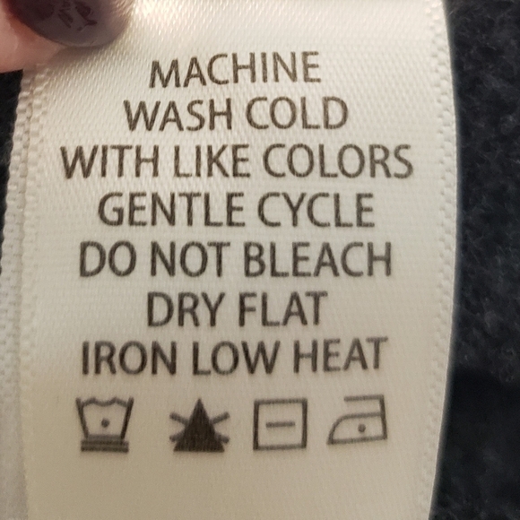 Max Studio Hoodie Shirt Size Medium Oversized Charcoal Gray Kangaroo Pocket - Picture 13 of 13